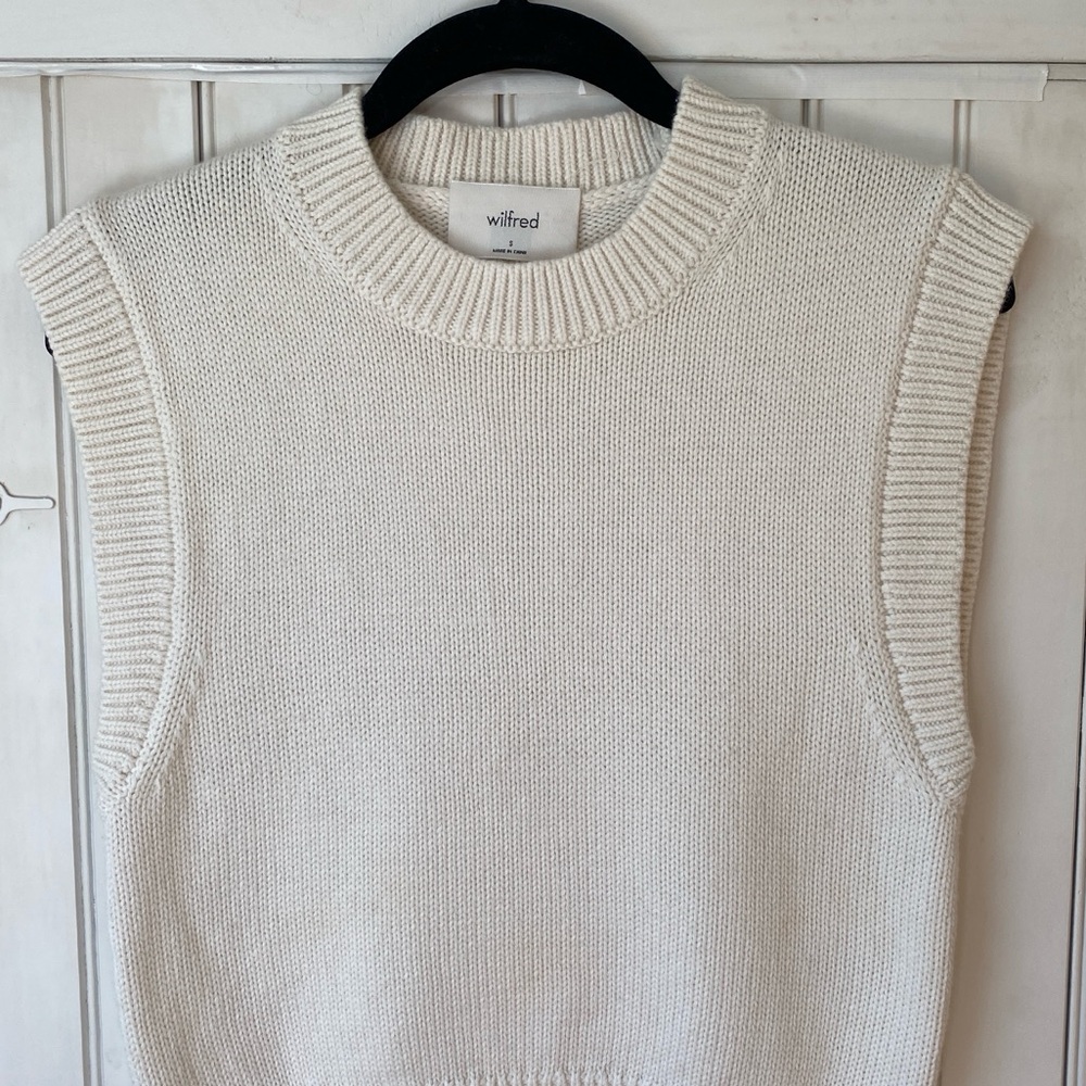 Aritiza Wilfred | Sweater Vest Size Small - Picture 2 of 11